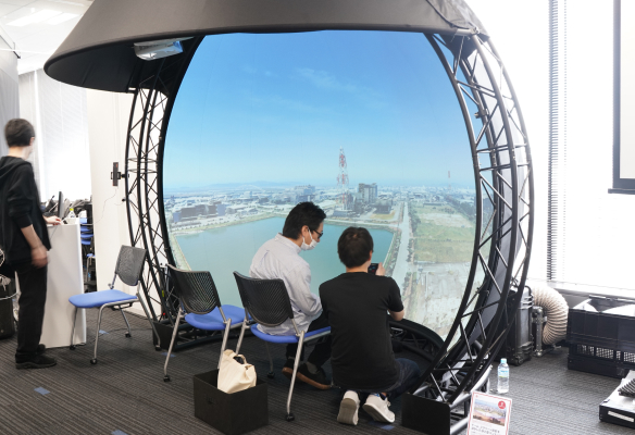 株式会社オリハルコンテクノロジーズ「ドーム、スクリーン投影を活かした没入型コンテンツ」