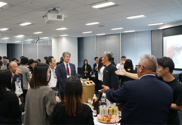 懇親会